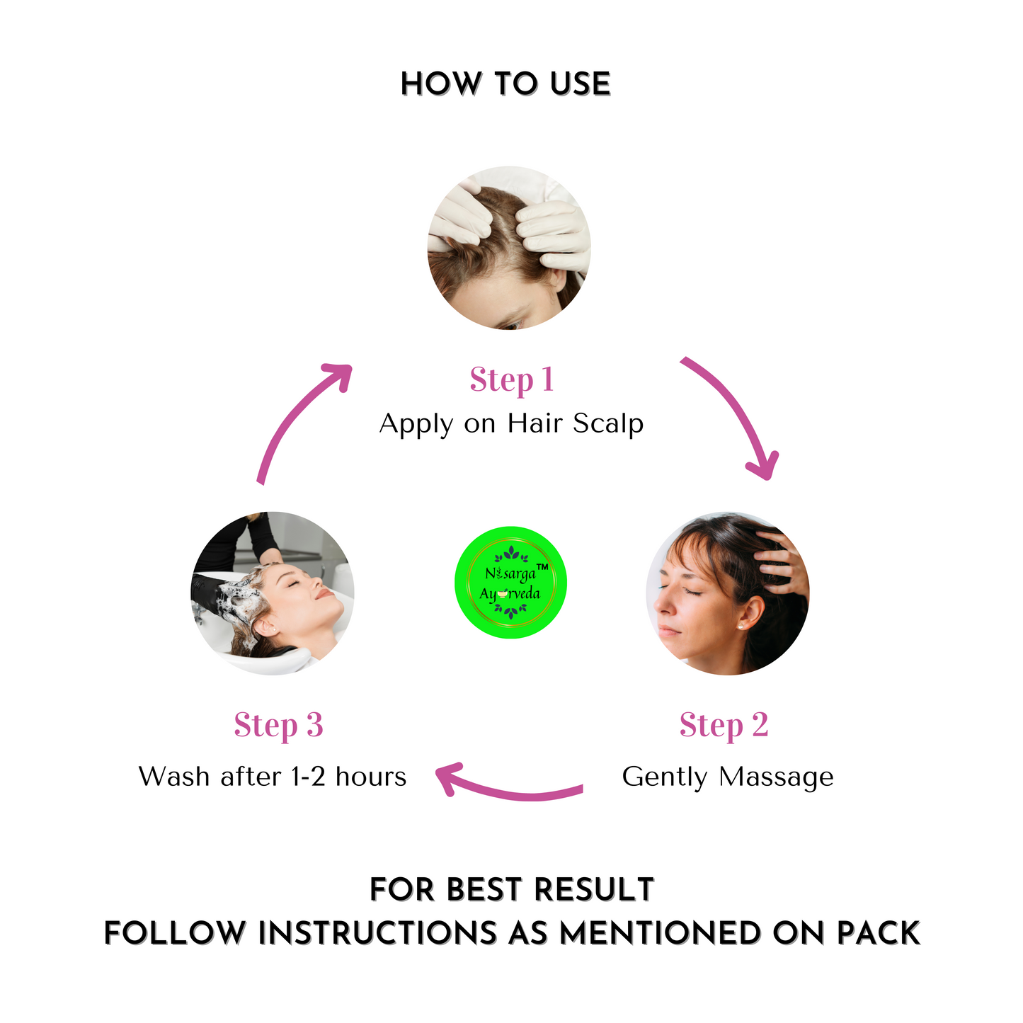 Ayurvedic Hair Conditioning Mask Powder Converts Dry & Frizzy Hair into Smooth & Silky Hair-100gm