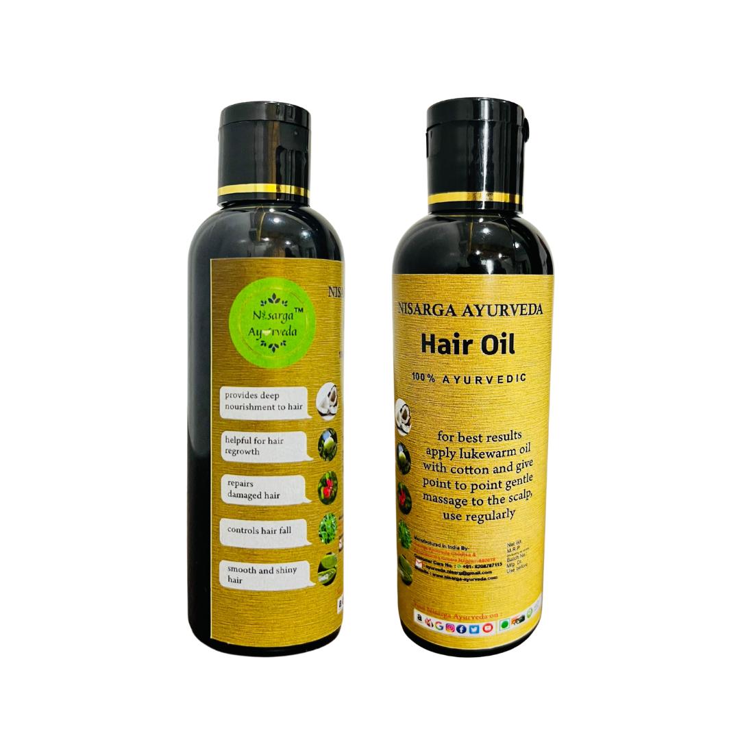 Ayurvedic Hair Oil for Hair Fall control | Hair Nourishment for Men and Women-100ml
