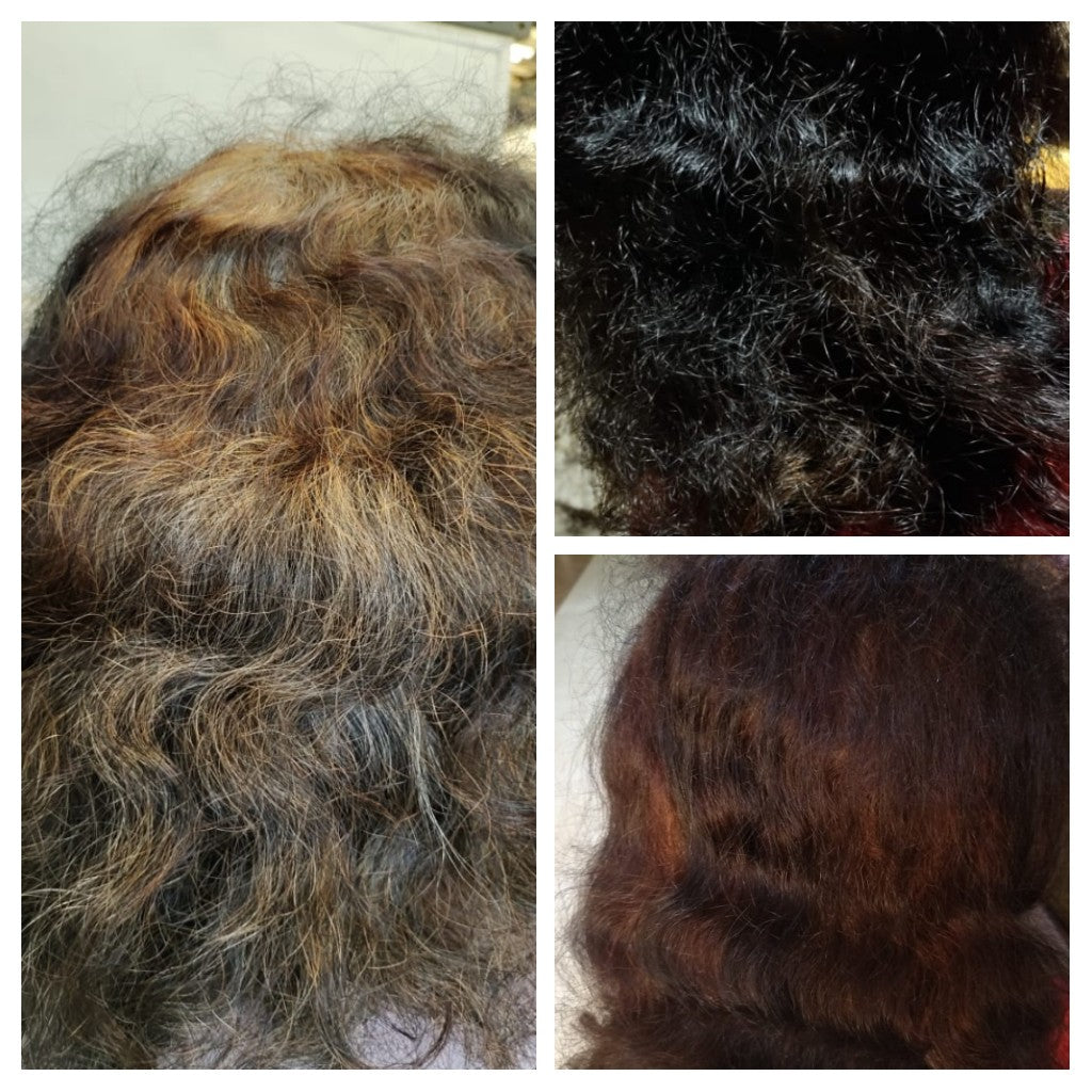 Ayurvedic Hair Colour Henna & Indigo Powder for Black & Brown Hair Colour and Grey & White Hair - 100 gm