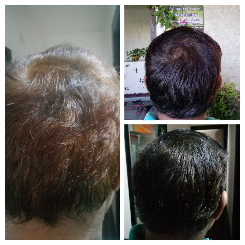 Ayurvedic Hair Colour Henna & Indigo Powder for Black & Brown Hair Colour and Grey & White Hair - 100 gm