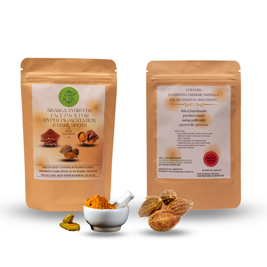 Pigmentation Face Pack Treats Tanning and Melasma | Minimize Dark Spots | Protects from Harmful UV Sun Rays | Provides Radiant Complexion- 100gm