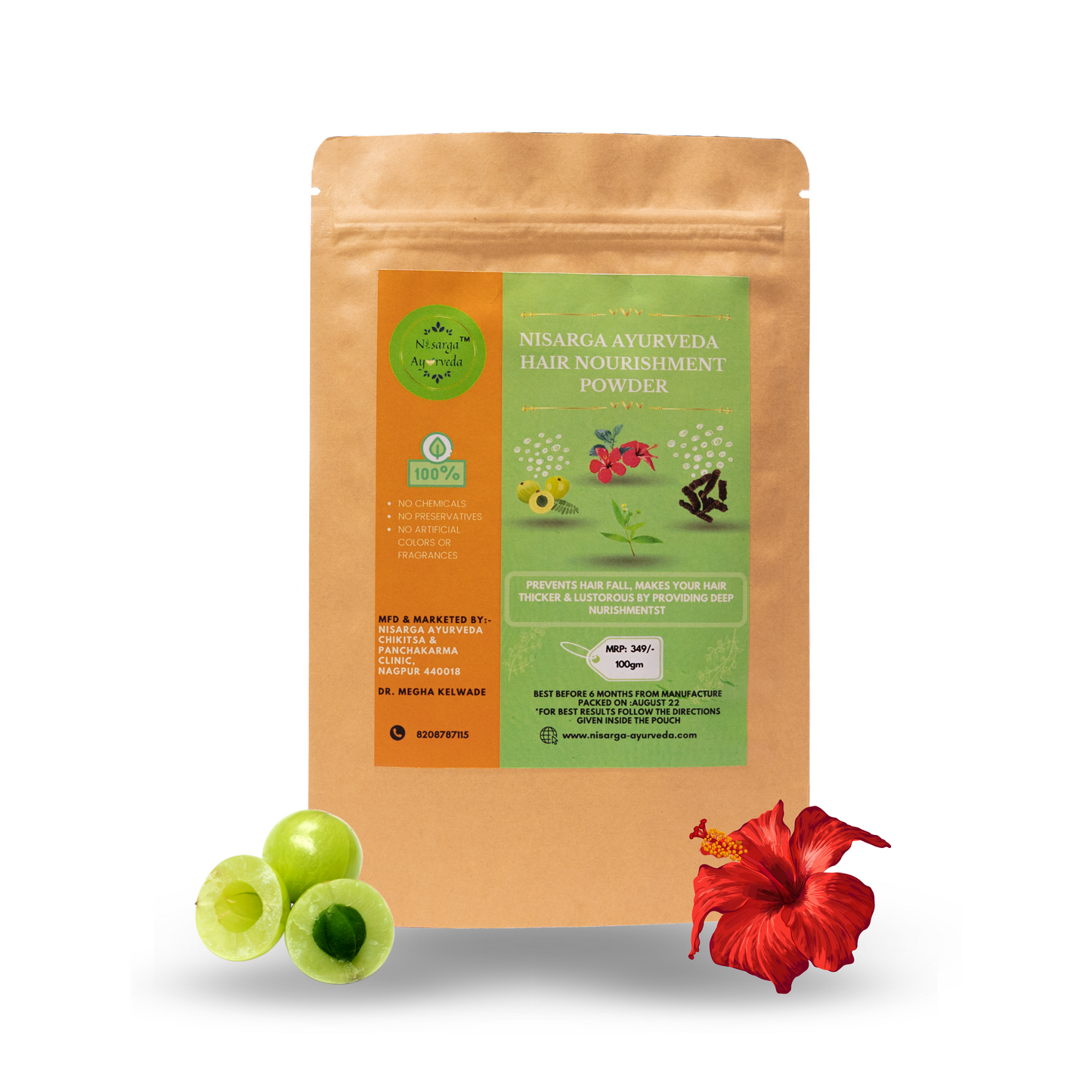 Ayurvedic Hair Conditioning Kit transforms Dry, Frizzy Hair to Smooth, stronger & Shiny-Pack of 3