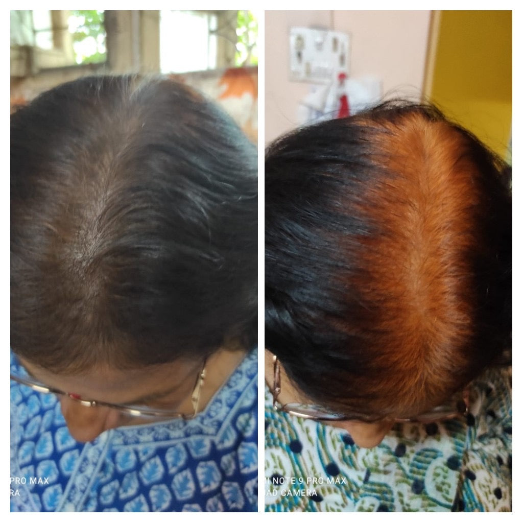 Ayurvedic Hair Colour Henna & Indigo Powder for Black & Brown Hair Colour and Grey & White Hair - 100 gm