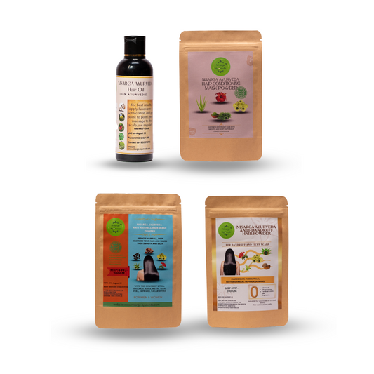 Anti-Dandruff hair Pack Reduce scalp Itching, Hair fall, Dandruff| Hair Conditioning- Combo pack of 4