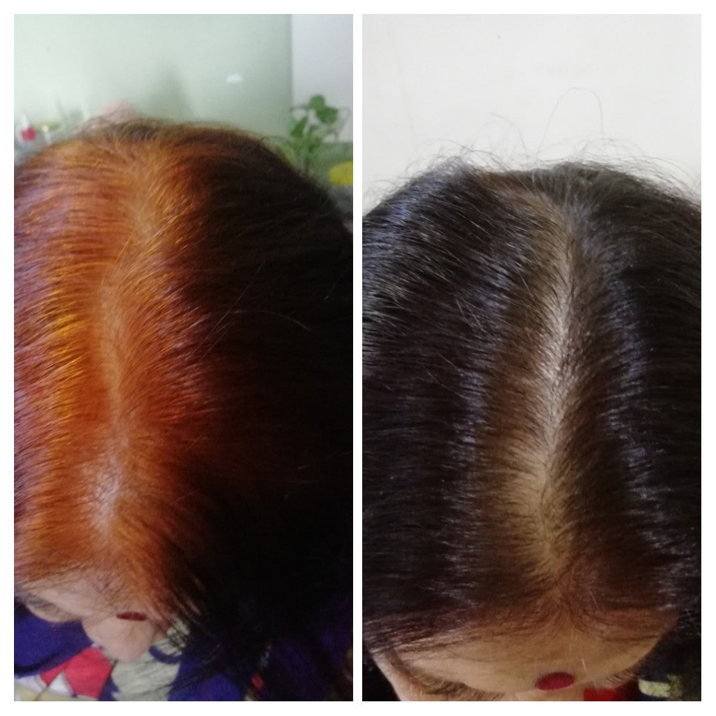 Ayurvedic Hair Colour Henna & Indigo Powder for Black & Brown Hair Colour and Grey & White Hair - 100 gm