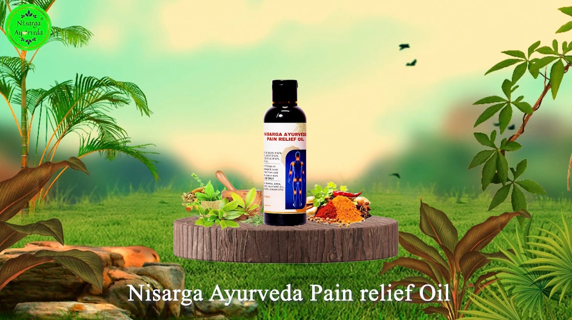 Ayurvedic Pain Relief Oil for Joint Muscle | Frozen Shoulder | Sciatica | Osteoarthritis | Cervical | Gouty | Rheumatoid arthritis Pain- 100ml