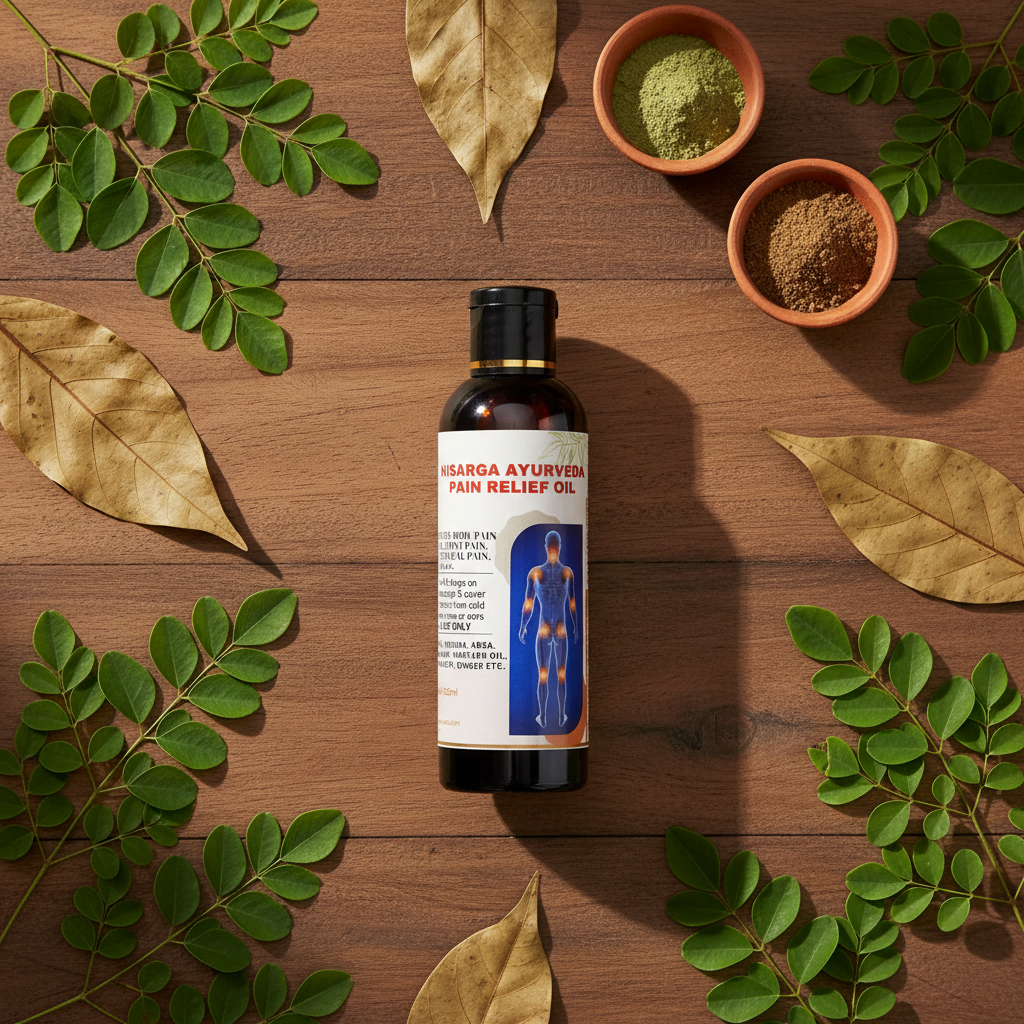 Ayurvedic Pain Relief Oil for Joint and Muscle Discomfort | Alleviate Frozen Shoulder, Sciatica, and Gouty Arthritis Pain – Pack of 2 (100ml Each)