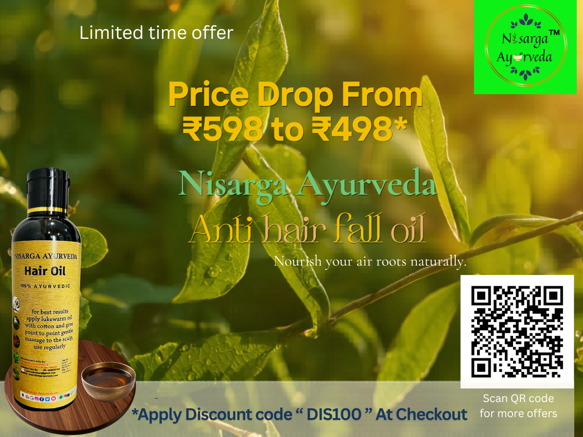 Ayurvedic Hair Oil for Hair Fall control | Hair Nourishment for Men and Women-100ml