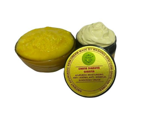 Shata Dhouta Ghrita daily Sunscreen | Moisturising | Anti-ageing |Anti-Wrinkle Face & Skin Cream-40gm